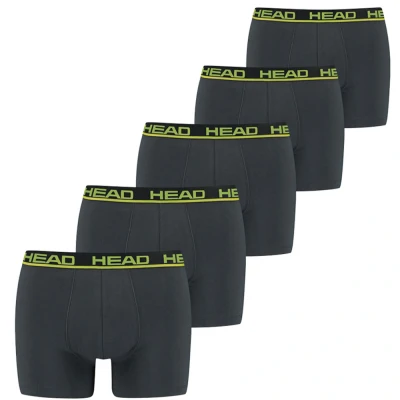 Afbeelding van 5 x HEAD Boxershort Phantom / Lime Punch maat S