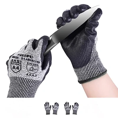 Afbeelding van Donfri Snijbestendige handschoenen, werkhandschoenen voor heren, winterhandschoenen, tuinhandschoenen, doornenbestendig, 2 paar, XL