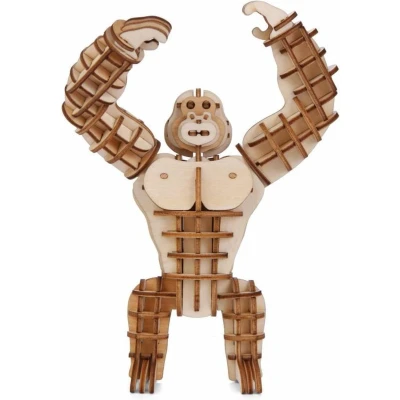Afbeelding van 3D Puzzel Van Hout Gorilla