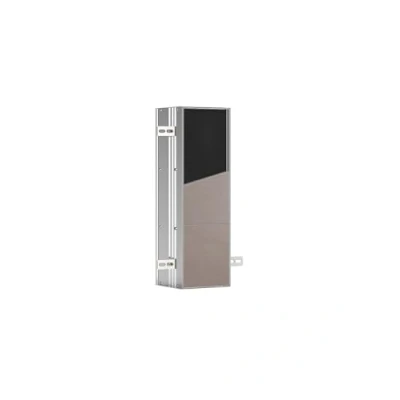 Afbeelding van Emco asis module plus inbouw closetborstelgarnituurmodule met betegelbare deur 15 4x49 2cm links rechts 975611009