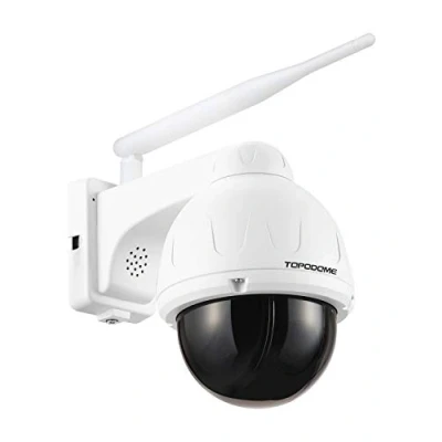 Afbeelding van Topodome Metalen camera, wifi, buiten, 940 nm, IR, bewakingscamera, 5 MP, WLAN, RTSP IP SD kaart 32 G, ingebouwd, twee weg audio, menselijke herkenning, IP66