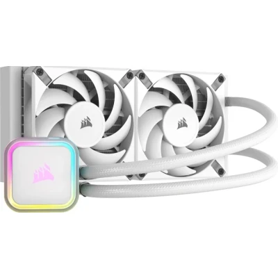 Afbeelding van Corsair iCUE H100i ELITE RGB Liquid CPU Cooler White