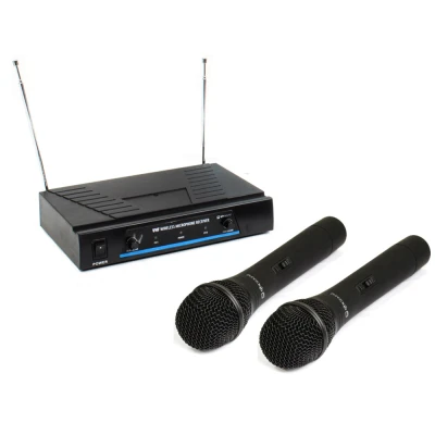 Afbeelding van draadloze microfoon set