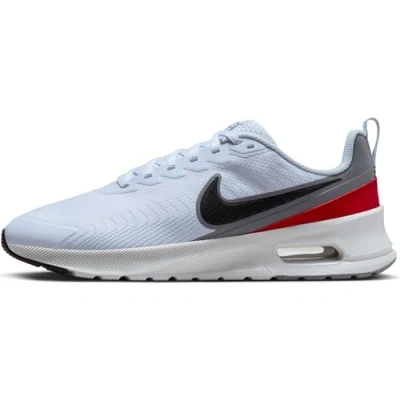 Afbeelding van Nike Air Max Nuaxis Sportswear voor heren, Voetbal Grijs Zwart Wit Gym Rood, 41 EU