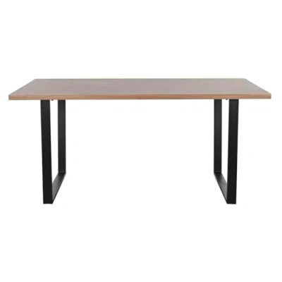 Afbeelding van Eettafel Home ESPRIT Bruin Zwart Ijzer Hout MDF 160 x 90 75 cm