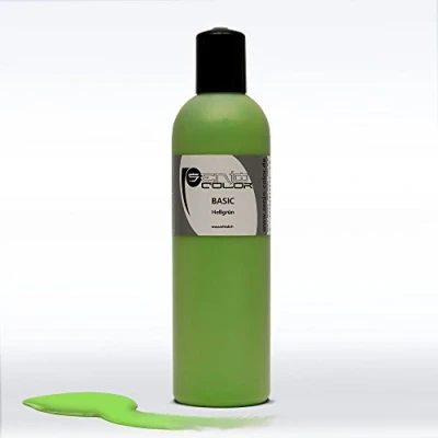 Afbeelding van Senjo Color Bodypainting verf 250ml lichtgroene vloeistof voor airbrush, spons, penseel