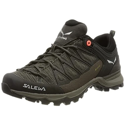 Afbeelding van Wandelschoen Salewa Women Mountain Trainer Lite Gore Tex Wallnut Fluo Coral Schoenmaat 38