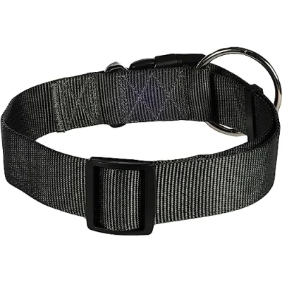 Afbeelding van Hondenhalsband Ziggi Donkergrijs 55 75 cm x 40 mm