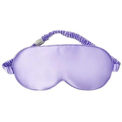 Afbeelding van YUNCHI 100% Slaapmasker Zijde Vrouwen Mannen Comfortabel Biologisch Satijn Slaapbril Slaap Oogmasker 19Momme Pure Moerbeizijde Stof Blinddoek Om Te Slapen (Elegant Paars)