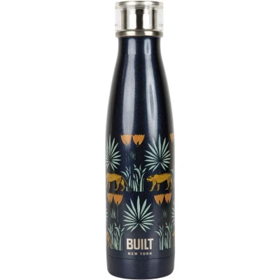 Afbeelding van Built New York Dubbelwandige Drinkfles RVS, 0.5 L, Leeuw V&amp;A