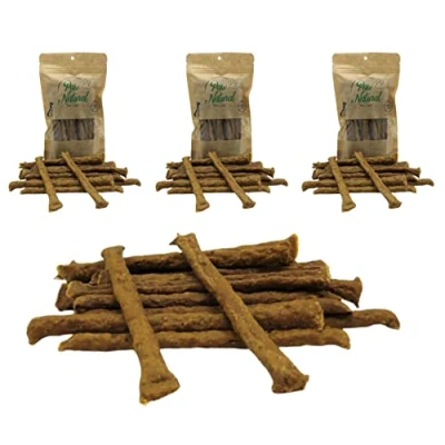 Afbeelding van Paw Natural Hondentraktaties (3x150g) kippensticks 100% gluten en graanvrij van vers vlees gezonde dieren (450g)