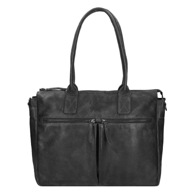 Afbeelding van Bear Design Callisto Pelle Binni Laptopschoudertas black Damestas