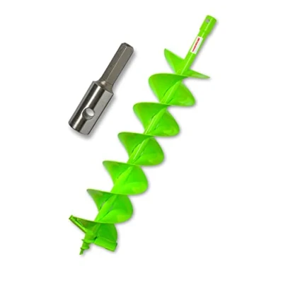Afbeelding van WERHE Professionele Boor voor Auger 150 mm volledig staal Paal Nauwkeurige Dubbele Spiraal Carbide hartmetall eco Kleur Verf met Hex Adapter