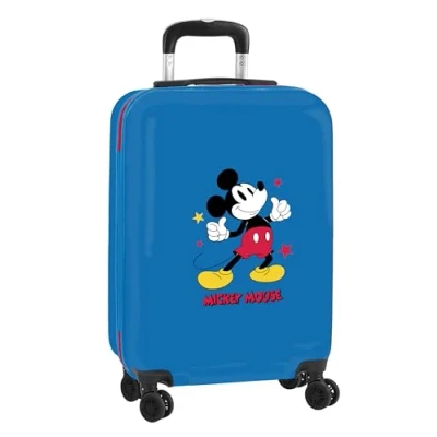 Afbeelding van Handbagagekoffer Mickey Mouse Only One Marineblauw 20&#039;&#039; 34,5 x 55 20 cm