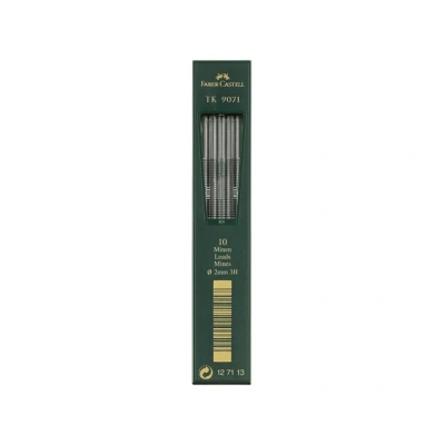 Afbeelding van 5x Potloodstiftjes Faber Castell TK9071 2,0mm 3H