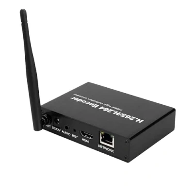 Afbeelding van EXVIST H.265 1080P WiFi HDMI Video Encoder W/SD kaartsleuf Max. 128G DDNS HTTP RTMP RTSP TS UDP Hikvision Privé Protool Compatible with ONVIF voor IPTV Live Streaming naar YouTube Facebook Vimeo enz.
