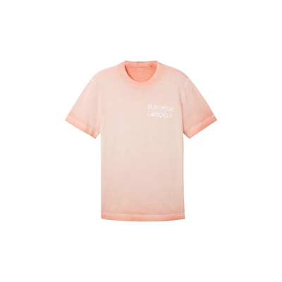 Afbeelding van TOM TAILOR Heren T shirt, 12642 Hazy Coral Rose, XL