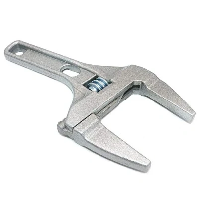 Afbeelding van NUZAMAS Extra Wide Jaw verstelbare moersleutel, geopend van 6 mm tot 65 mm, sanitaire schroefsleutel, multifunctioneel gereedschap voor grote openingen, 8 inch