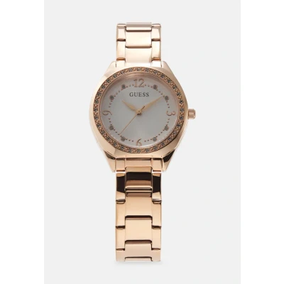 Afbeelding van Guess Charlotte Horloge Rose goldcoloured, Dames, Maat: One Size, gold coloured