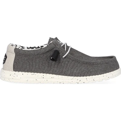 Afbeelding van HEYDUDE Wally Stretch Heren Instappers Opal Black Maat 45
