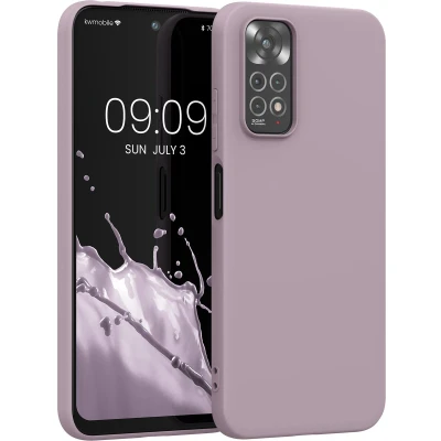 Afbeelding van kwmobile telefoonhoesje geschikt voor Xiaomi Redmi Note 11 / 11S Hoesje smartphone Back cover in licht oudroze