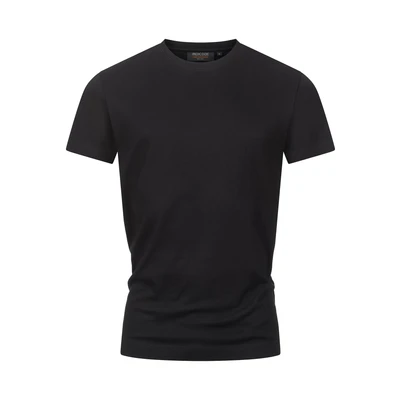 Afbeelding van Indicode Jeans Sander Tshirt basic, Heren, Maat: Small, Black