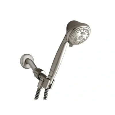 Afbeelding van Waterpik Handdouchekop met slang 1,8 GPM PowerSpray, geborsteld nikkel, NSC 659E, geen maat