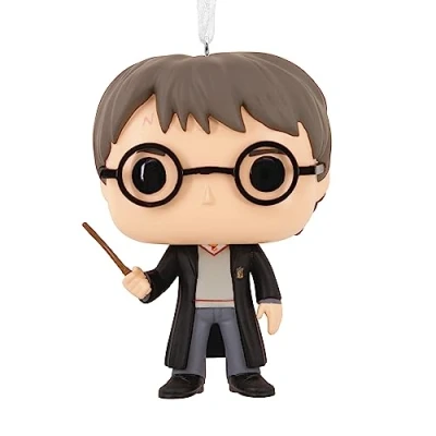 Afbeelding van Hallmark Verzamelbaar Funko Pop Ornament Harry Potter en Wand Design