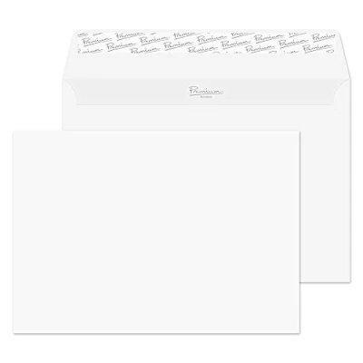 Afbeelding van Blake Enveloppen Premium Business 31455 Briefumschläge Haftklebung Ice Weiß Wove C5 162 x 229 mm 120 g/m² 50 Stück
