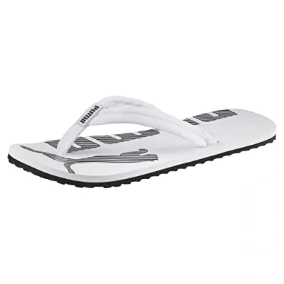 Afbeelding van PUMA uniseks volwassene Epic Flip V2 Teenslipper, Wit Zwart Zwart, 48.5 EU