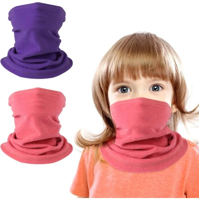 Afbeelding van Inovra ® Warme Kinder Loop Sjaal Set van 2 Multifunctionele Fleece Buis voor Buitenactiviteiten