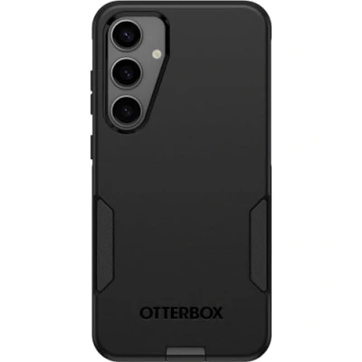 Afbeelding van OtterBox Bleachers Commuter Series Case zwart, slank en stevig, zakvriendelijk, met poortbescherming
