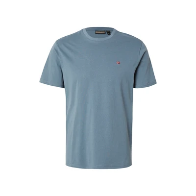 Afbeelding van Napapijri Salis Tshirt basic, Heren, Maat: Small, Stormy weat