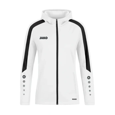 Afbeelding van Jas met kap Power Wit / 40