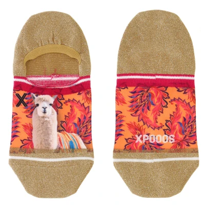 Afbeelding van XPOOOS dames footies alpaca multi 35 42