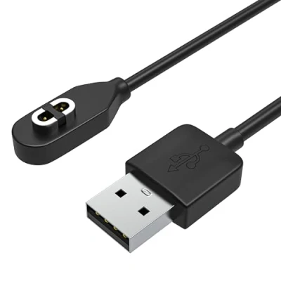 Afbeelding van PHONILLICO Oplader compatibel met AfterShokz Shokz OpenRun OpenComm Aeropex USB kabel 1 meter magnetisch opladen voor hoofdtelefoon