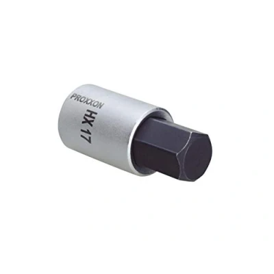 Afbeelding van Proxxon 23471 binnenzeskant inzetstuk 17 mm HX17 aandrijving 12,5 (1/2&quot;) lengte 55