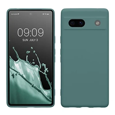 Afbeelding van kwmobile telefoonhoesje geschikt voor Google Pixel 7a Hoesje smartphone Precisie camera uitsnede In Arctische nacht