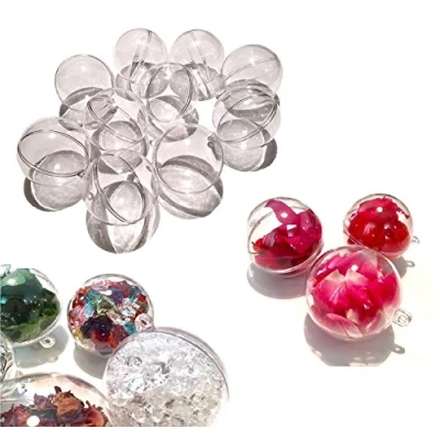 Afbeelding van CRYSTAL KING acrylballen, 10 stuks, 15 cm groot, knutselballen, acrylbol, transparant, deelbaar, doorzichtig, kunststof, acryl, balletjes, 150 mm