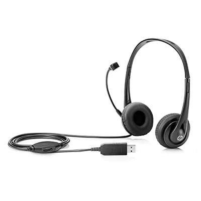 Afbeelding van HP Stereo USB headset On Ear Computer Kabel