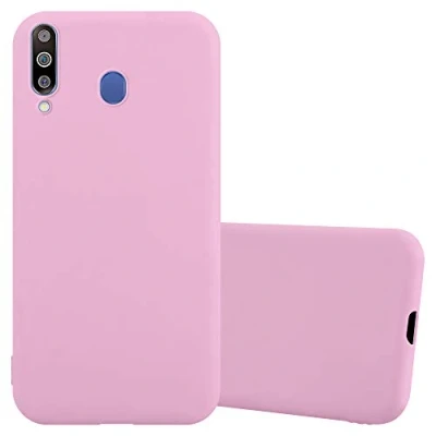 Afbeelding van Cadorabo Hoesje geschikt voor Samsung Galaxy M30 / A40s in CANDY ROZE Beschermhoes gemaakt van flexibel TPU silicone Case Cover