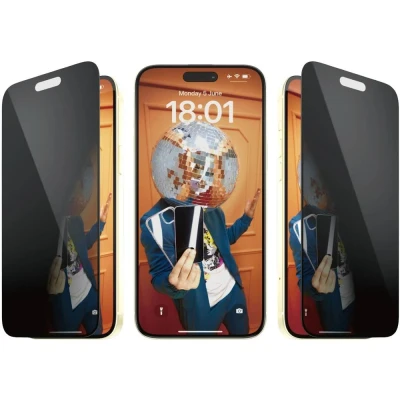 Afbeelding van PanzerGlass Privacy Screen Protector P2827 Screenprotector (folie) Apple iPhone 15 Plus 1 stuk(s) Meekijkbescherming