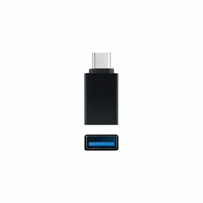 Afbeelding van NANOCABLE 10.02.0010 Adapter USB C naar 3.1, C/stekker A/Henbra, aluminium, zwart