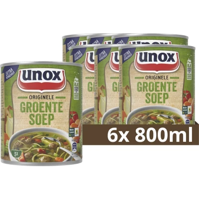 Afbeelding van Unox Stevige Groentesoep 6x0,8l