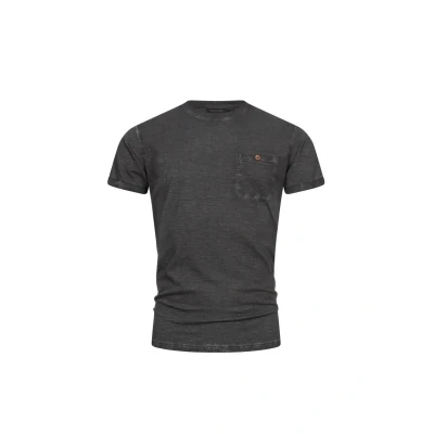 Afbeelding van Indicode Jeans Kilmon Tshirt basic, Heren, Maat: Small, Black
