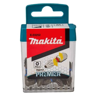 Afbeelding van Makita E 03252 Slagschroefbits PZ2x25mm (15 stuks)