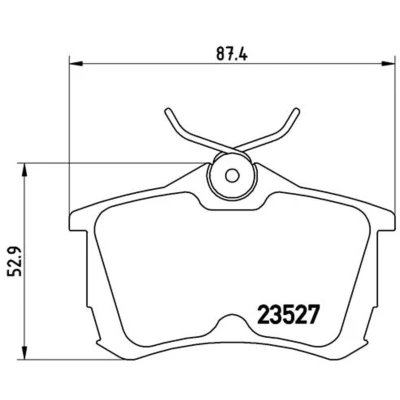 Afbeelding van Brembo Remblokset P 28 030