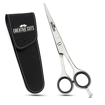 Afbeelding van Ciseaux Coiffure par Creative Cuts, de coiffeur à cheveux En Acier inoxydable Professionnels 6 Pouces Et Pochette Pour Hommes, Femmes