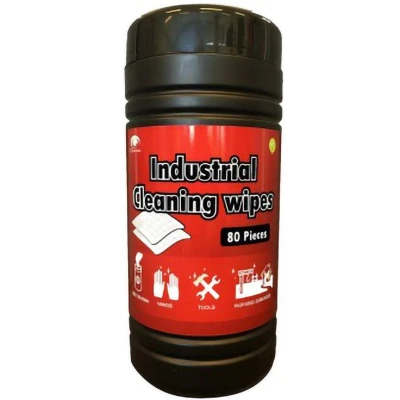 Afbeelding van TP Industrial cleaning wipes (80 stuks in pot)