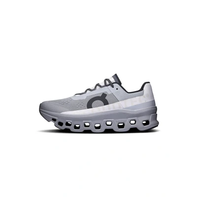 Afbeelding van On Cloudmonster ALL Hardloopschoenen voor op de weg Alloy silver, Heren, Maat: 46, silver Polyester
